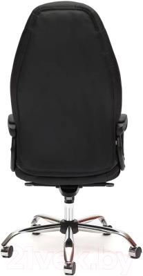 Кресло офисное Tetchair Boss Lux (кожзам черный/черный перфорированный 36-6/36-6/06)