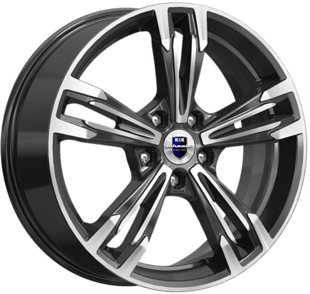 Литой диск K&K Karrera Light 18x7" 5x114.3мм DIA 67.1мм ET 38мм Алмаз черный