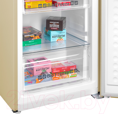 Холодильник с морозильником Maunfeld MFF195NFIBG10