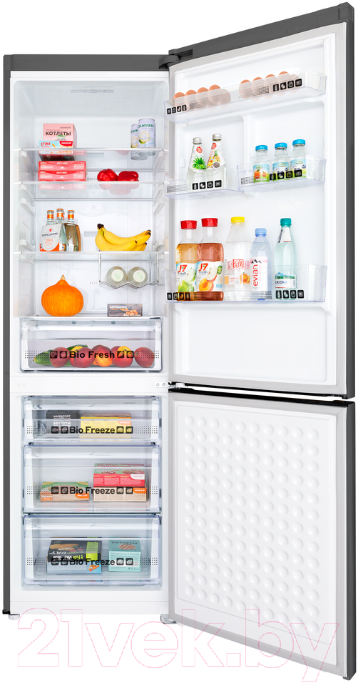 Холодильник с морозильником Maunfeld MFF195NFIS10