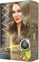 Крем-краска для волос Maxx Deluxe Premium Hair Dye Kit тон 8.1 (пепельный светло-русый) - 