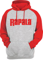 Худи Rapala Sweatshirt RSH09L (серый/красный) - 