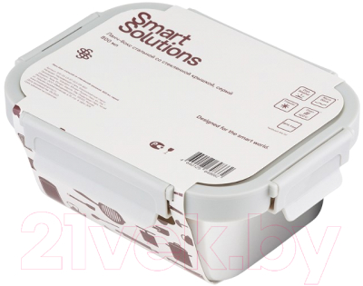 Ланч-бокс Smart Solutions SFE-SS-LB-ST-GLS-GR-800 (серый)