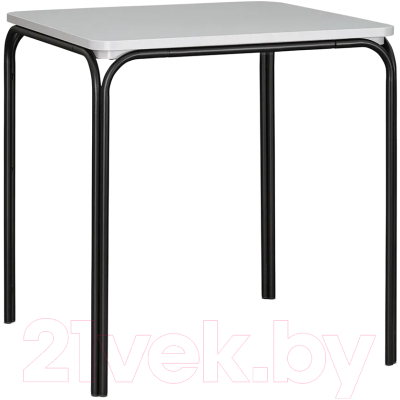 Обеденный стол Latitude Ror / RORTBL-D-SQBKGRGR70 (черный/серый)