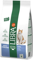 Сухой корм для кошек Libra Cat для стерилизованных с тунцом (8кг) - 