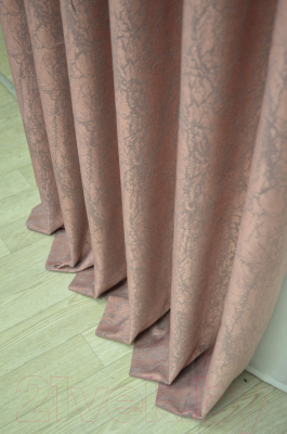 Штора Модный текстиль 03L1 / 112MTSOFT13 (260x210, розовый)