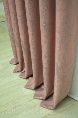 Штора Модный текстиль 06L1 / 112MTSOFT13 (260x210, розовый)