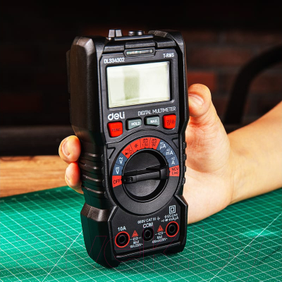 Изображение товара Мультиметр цифровой Deli DL334302