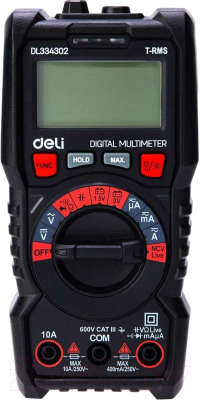 Изображение товара Мультиметр цифровой Deli DL334302