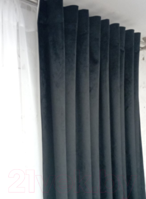 Штора Модный текстиль 112MTBARHAT40 (270x150, черный)