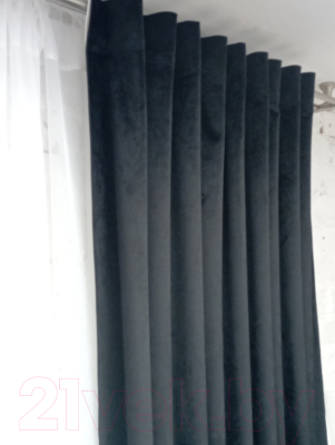 Штора Модный текстиль 112MTBARHAT40 (260x200, черный)