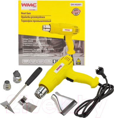 Строительный фен WMC Tools WMC-DH-HG001
