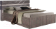 Двуспальная кровать Мебель-КМК 1600 Монако 14 0673.25 (сосна натуральная/дуб шале графит) - 