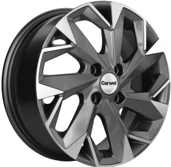 Литой диск Carwel Ильмень 1508 Vesta 15x6" 4x100мм DIA 60.1мм ET 50мм AGR