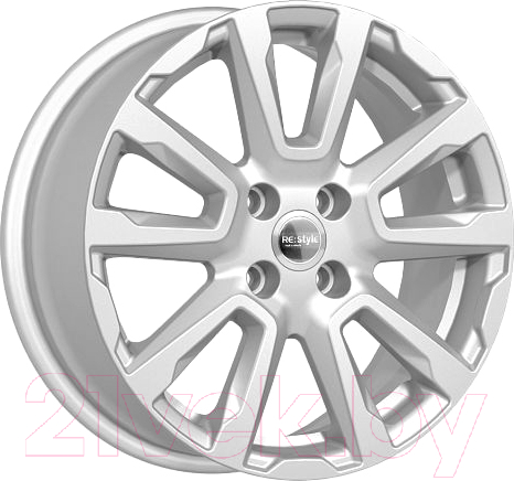 Литой диск K&K КС1026 Vesta Cross 16x6.5" 4x100мм DIA 60.1мм ET 43мм Сильвер