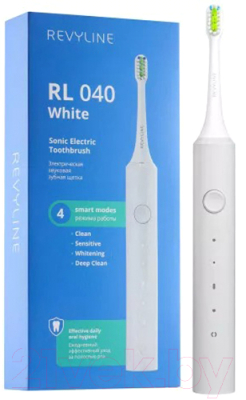 Звуковая зубная щетка Revyline RL 040 / 6510 (белый)