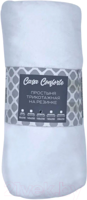 Изображение товара Простыня Casa Conforte 200x200x20 / 6183067 (белый)