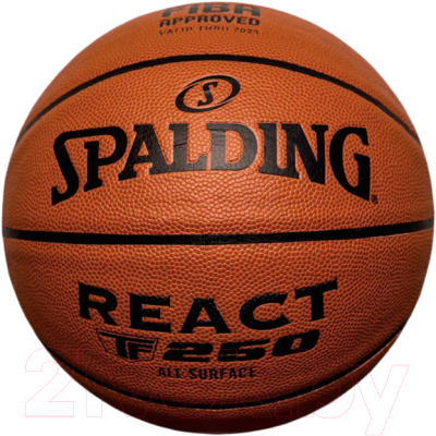 Баскетбольный мяч Spalding React FIBA TF-250 / 76-967Z (размер 7)