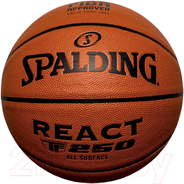 Баскетбольный мяч Spalding React FIBA TF-250 / 76-967Z