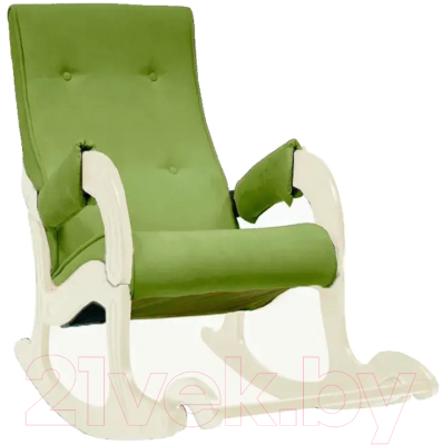 Кресло-качалка Висан Лорд (Verona Apple Green/дуб шампань)