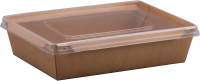 Набор одноразовых контейнеров Paperko С пластиковой крышкой конт1000К (50шт) - 