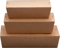 Набор одноразовых контейнеров Paperko ланч600 (50шт) - 
