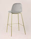 Миниатюра изображения товара Стул барный Stool Group Валенсия SN OS-001B HLR-18 gl (велюр серый/золотые ножки)