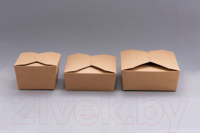 Набор одноразовых контейнеров Paperko Четырехклапанный ланч780 (50шт)