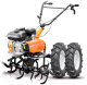 Мотокультиватор Skiper SP-720S + колеса Brado 4.00-8 (комплект) - 