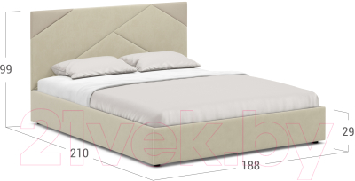 Купить Двуспальная кровать Moon Family 1257 / К003978  