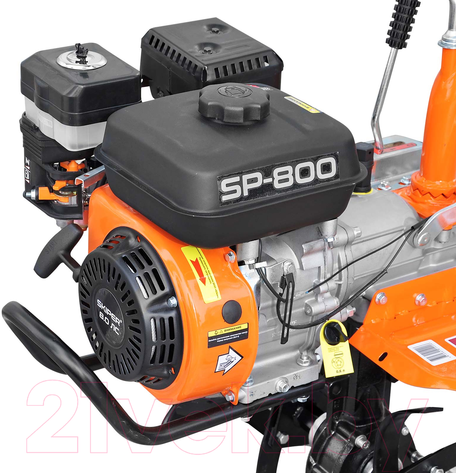 Мотокультиватор Skiper SP-800 + колеса Brado 4.00-8