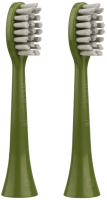 Набор насадок для зубной щетки Revyline RL 060 / 7252 (2шт, зеленый) - 