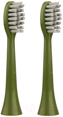 Набор насадок для зубной щетки Revyline RL 060 / 7252 (2шт, зеленый)
