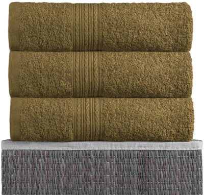Изображение товара Полотенце Bayramaly 70x140 (темно-оливковый)