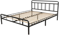 Полуторная кровать Askona Avinon 140x200 (черный шагрень) - 