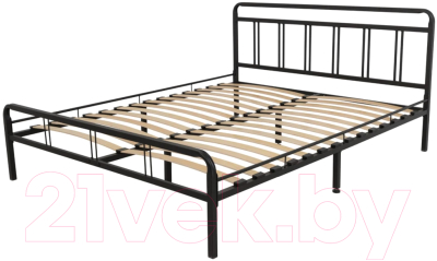 Двуспальная кровать Askona Avinon 160x200 (черный шагрень)
