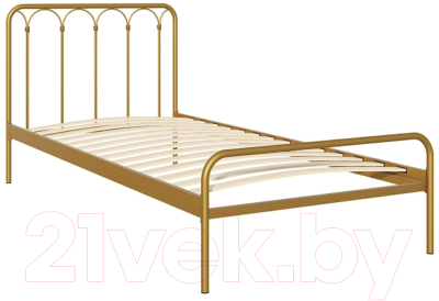 Односпальная кровать Askona Corsa 90x200 (Old Gold Mat)