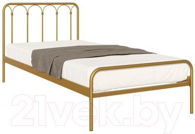 Односпальная кровать Askona Corsa 90x200 (Old Gold Mat)