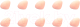 Набор носиков декоративных ХоббиБум d9мм (10шт, розовый) - 