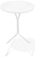 Журнальный столик Мебелик SHT-CT12-1 (глянец белый/белый муар) - 