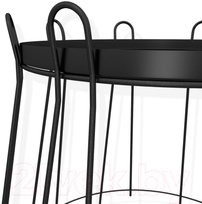 Журнальный столик Мебелик SHT-CT6 (черный муар)
