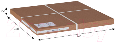 Изображение товара Журнальный столик Мебелик SHT-CT27 (белый муар/белый мрамор)