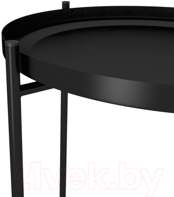 Журнальный столик Мебелик SHT-CT8 (черный муар)
