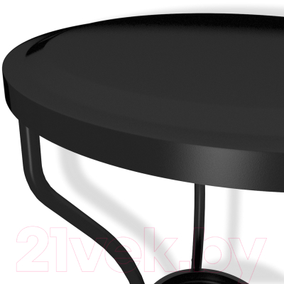 Журнальный столик Мебелик SHT-CT10 (черный муар)