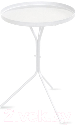 Изображение товара Журнальный столик Мебелик SHT-CT11 (белый муар)