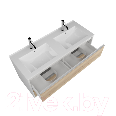 Купить Тумба с умывальником ЗОВ Парма 120 / P120LWP0MWHMC1A-OL120 в Гродно
