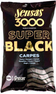 Прикормка рыболовная Sensas 3000 Super Black Carp (1кг)