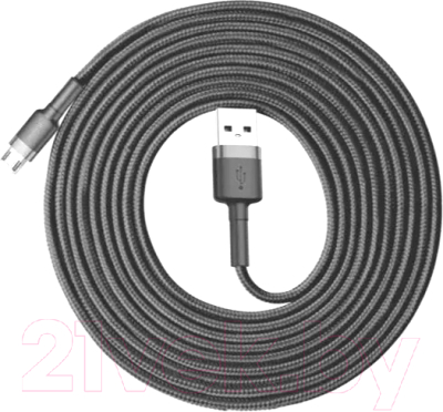 Кабель Baseus Cafule Cable USB For Micro 2A / CAMKLF-HG1 (3м, серый/черный)