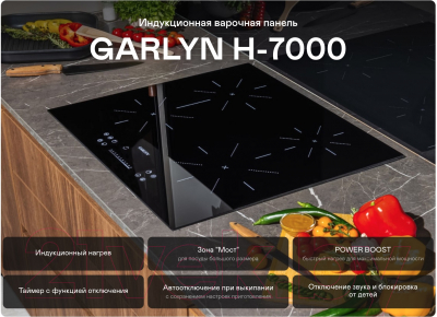 Индукционная варочная панель Garlyn H-7000