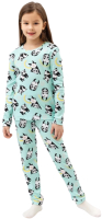 Пижама детская Mark Formelle 567722 (р.116-60, панды на ментоле) - 